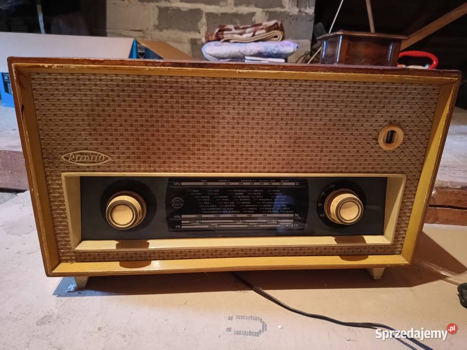 Zabytkowe radio lampowe Rondo 6212 sprzedam