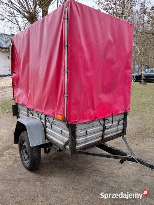 Przyczepka samochodowa z plandeką SAM Masłów Drugi