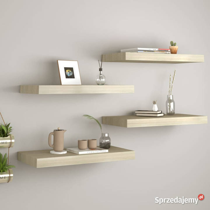 Półki ścienne 4 kolor dębowy 50x23x38 MDF mazowieckie Warszawa