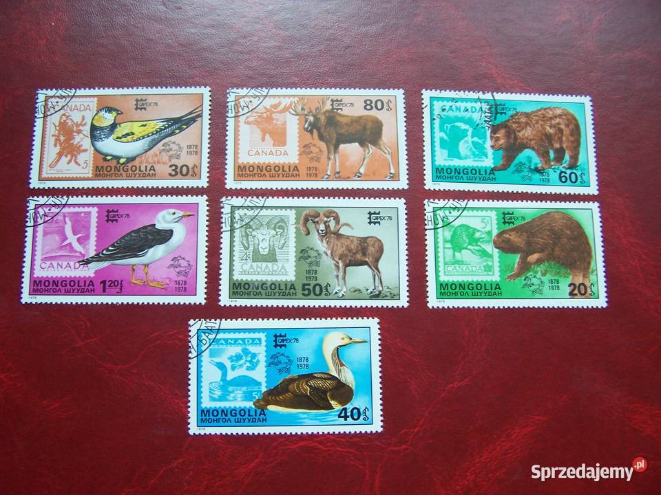 Mongolia 1978 CTO Mi 115763 Fauna Zwierzęta