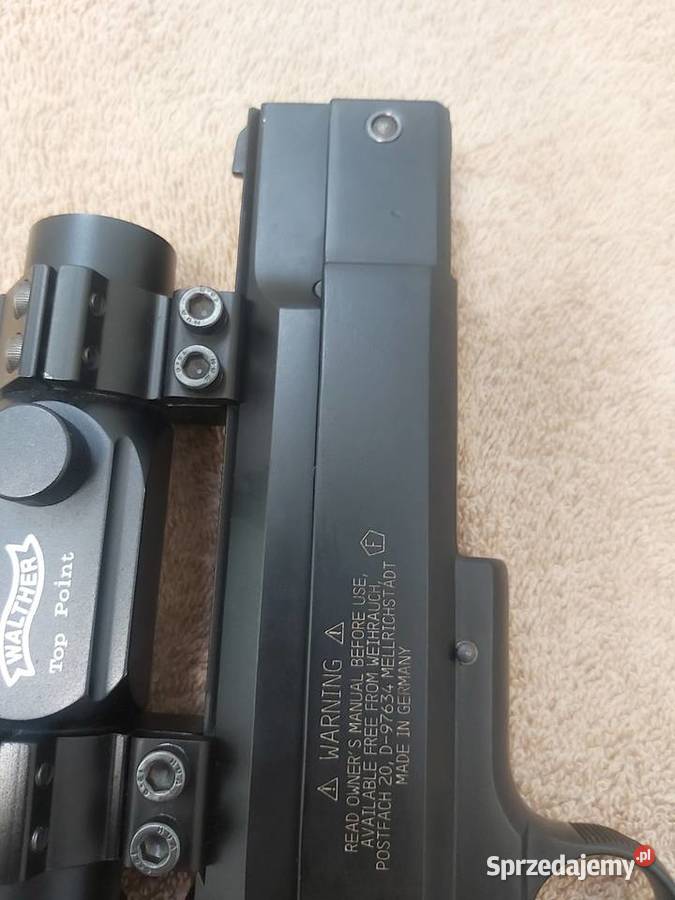 Pistolet wiatrówka Weihrauch HW45 kolimator Wschowa