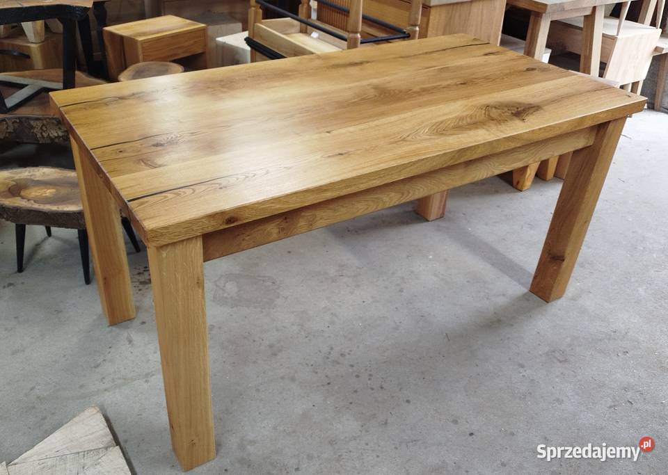 Stół dębowy 150x77 dolnośląskie Postolice