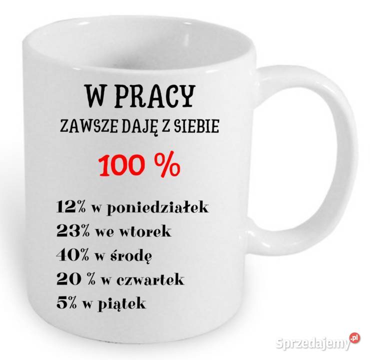 Kubek prezent kolegi koleżanki na pożegnanie z Kubki Warszawa