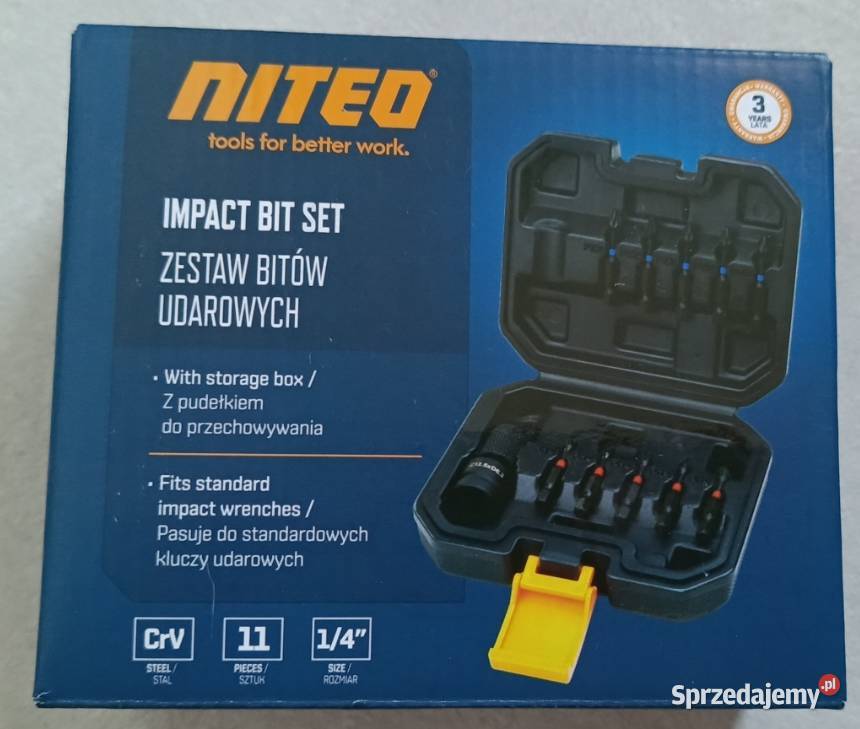 NITEO zestaw bitów udarowych PH2 i PZ2 50 mm 14 Ełk