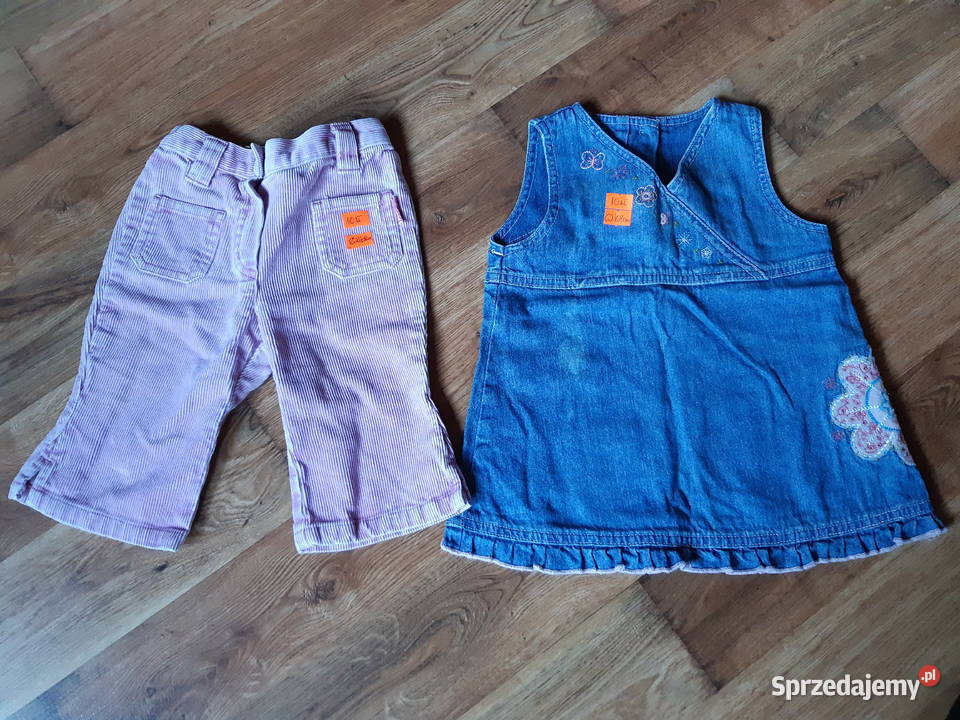 Body rampersy śpiochy sweterki i sukienki 5zl śląskie Pewel Wielka sprzedam