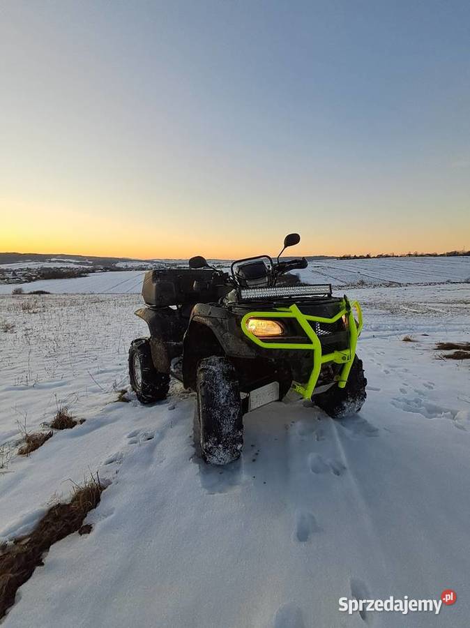 Suzuki kingquad 750 grizzly can am trx Honda czarny