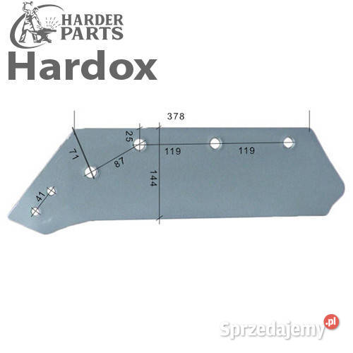 Lemiesz 16 300ha HARDOX 073057L do pługa Suwałki