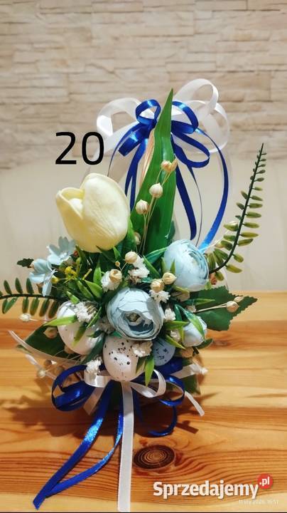 Dekoracja do koszyka wielkanocnego 15x15