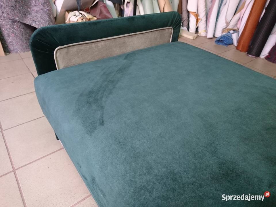 Tapczan NOWY ZIELEŃ BEŻ 86200 powystawowy tkanina Częstochowa