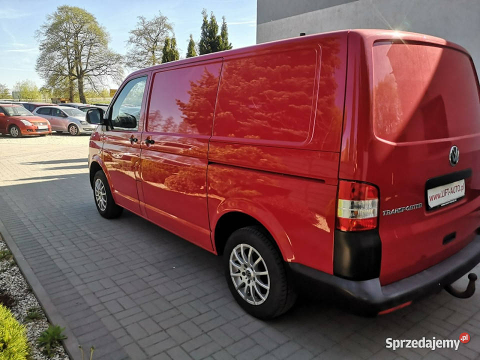 Volkswagen Transporter 20 TDI 140 Klima HAK Temp czerwony