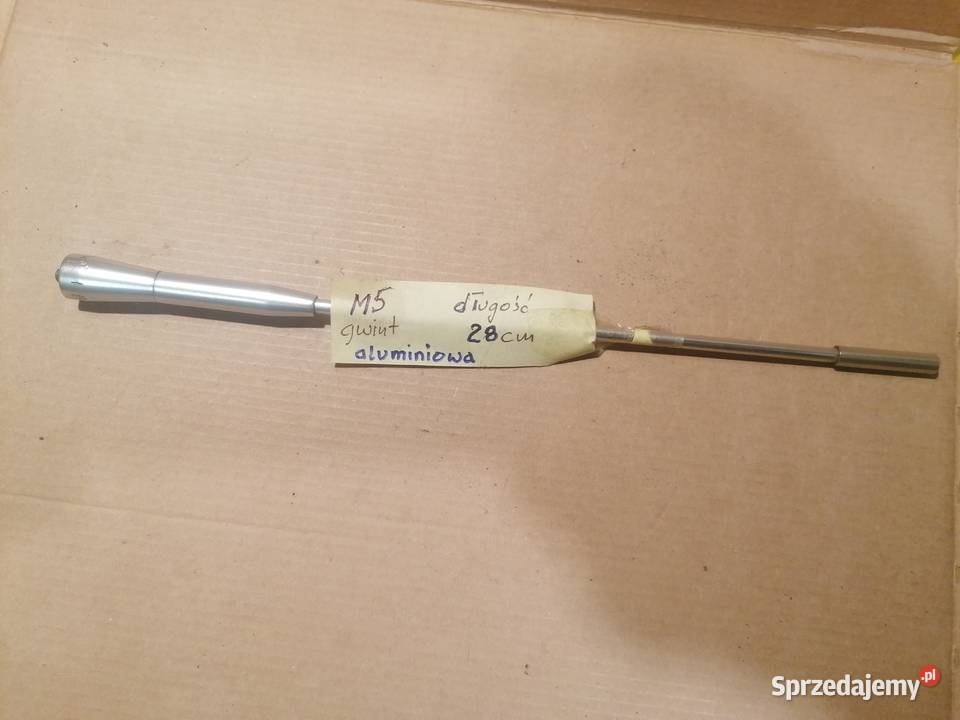 antena samochodowa do radia wkręcana aluminiowa łódzkie