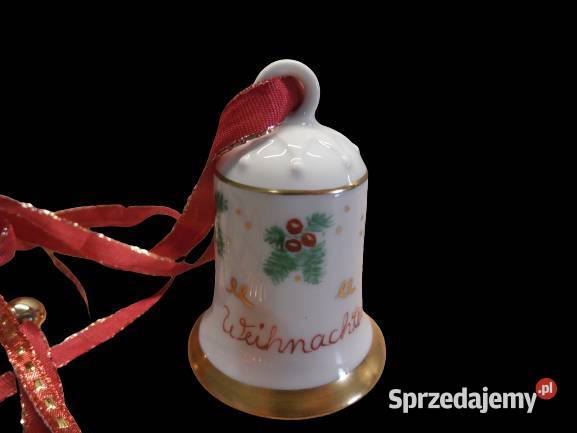 Dzwonek świąteczny porcelana Raszków