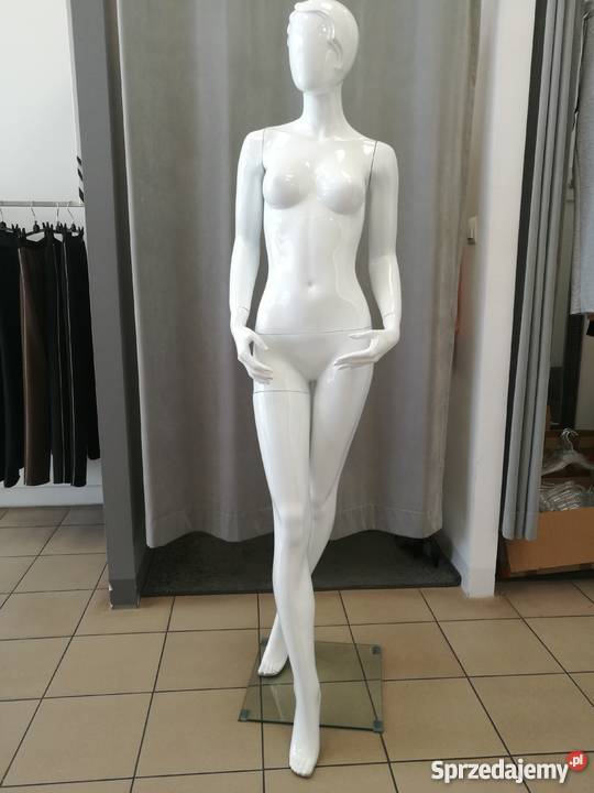 Manekin damski całopostaciowy biały Sklep