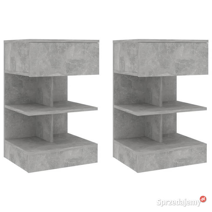Szafki nocne 2 szarość betonu 40x35x65 WM808657 Warszawa