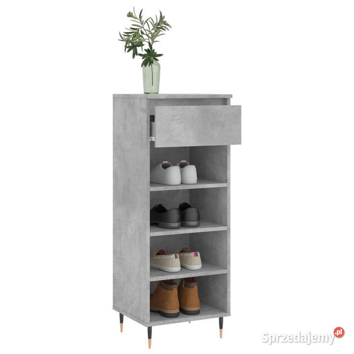 Szafka na buty szarość betonu 40x36x105 WM831456 Szafki Warszawa sprzedam