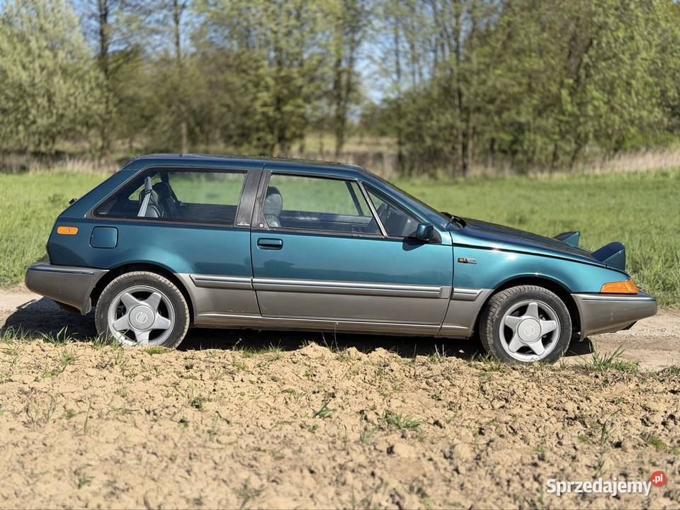 Volvo 480 1992r two tone odrestaurowany poduszka powietrzna Seria 400 małopolskie Kraków