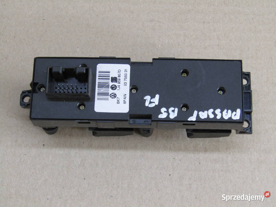 PANEL STEROWANIA SZYBAMI VW PASSAT B5 FL Panele sterowania, przełączniki Mysłaków