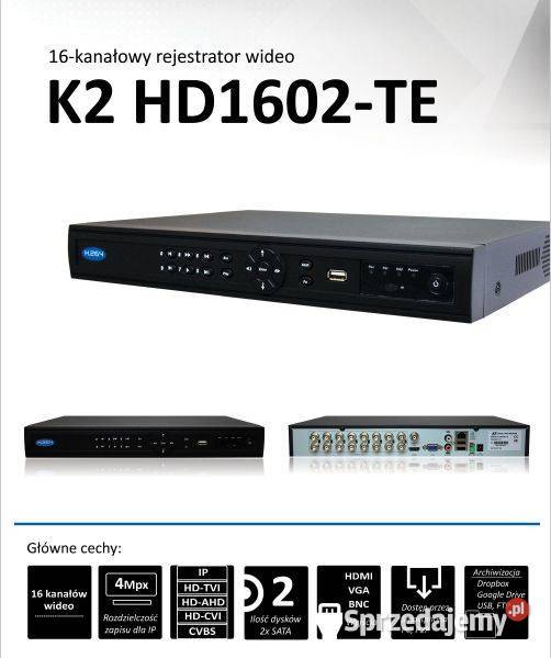 Rejestrator 16 kanałowy DVR sprzedam