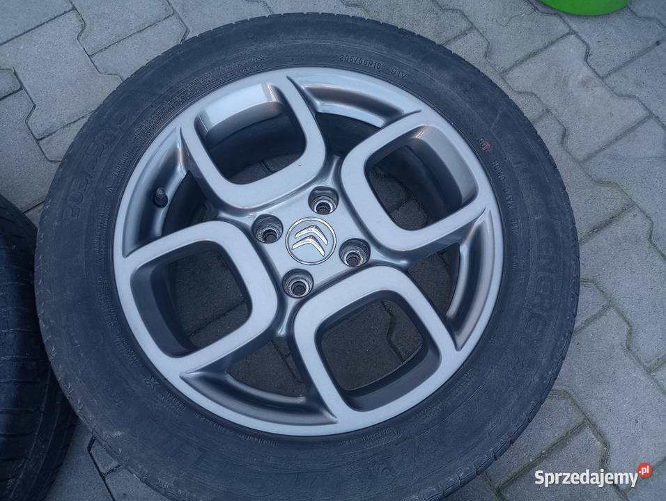 Alufelgi 16 4x108 et19 Oryginalne Citroen C4 kujawsko-pomorskie Włocławek