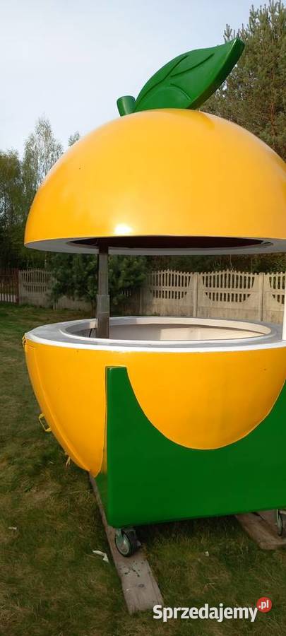 Stoisko handlowe w kształcie POMARAŃCZY Łódź