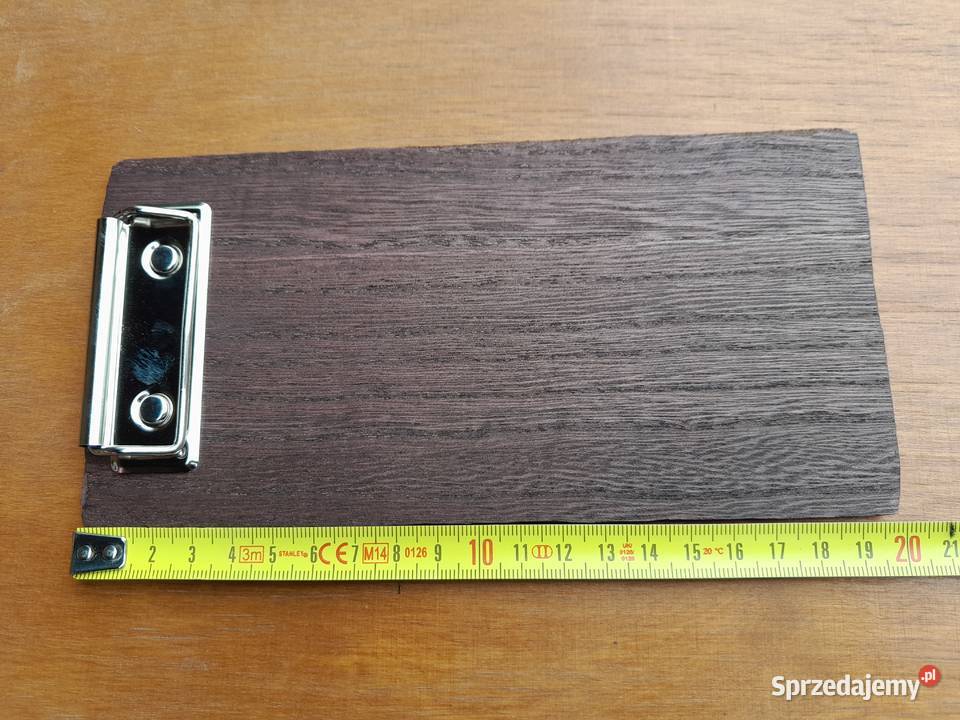 Drewniany clipboard deska z klipsem 20x10 zestaw Dąbrowa Górnicza