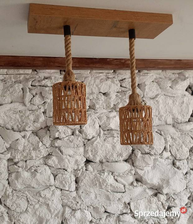 Lampa sufitowa drewniana RETRO LSMDF3 śląskie Siedlec