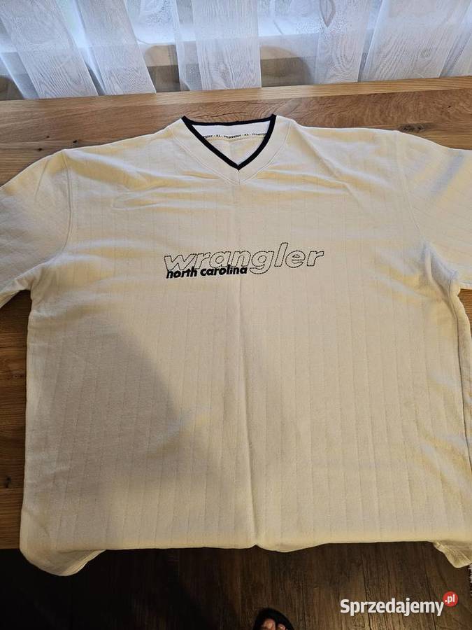 Bluza Męska WRANGLER NORTH CAROLINA biały Lubin