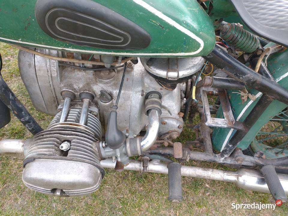 Ural M61 z 1961 roku z dokumentami Rok produkcji 1961 Nowy Folwark