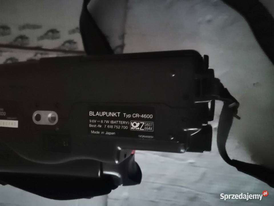 kamera analogowa blaupunkt cr 4600 Legnica sprzedam
