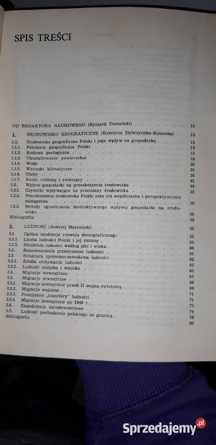 Geografia ekonomiczna Podręcznik kolekcjonerskie mazowieckie Warszawa