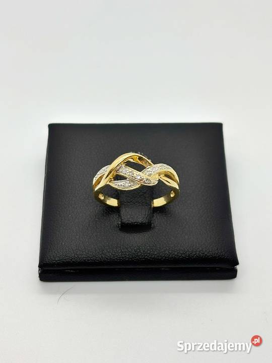 Złoty pierścionek pr 585 286g Rozmiar 13 z 10 Elbląg