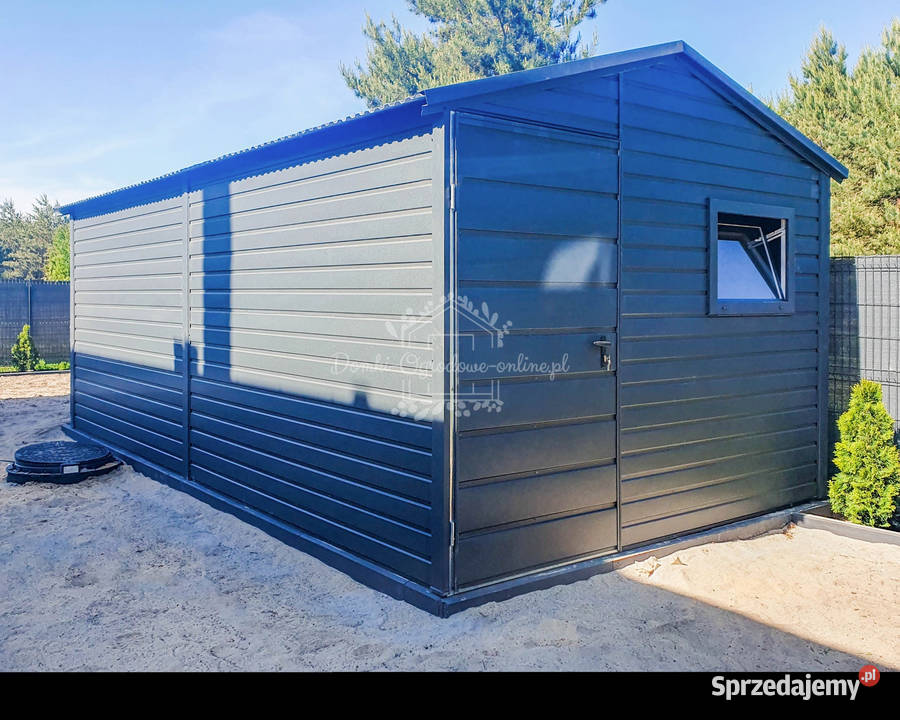 Schowek Domek Ogrodowy 3x6 Okno Antracyt Chodzież