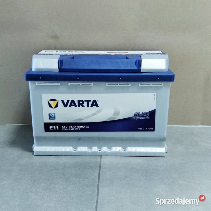 Akumulator VARTA BLUE E11 BOSCH 74Ah680A ŁOMŻA Łomża sprzedam