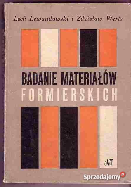 1672 BADANIE MATERIAŁÓW FORMIERSKICH LECH LEWAND