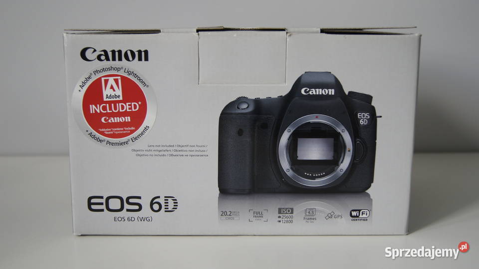 Lustrzanka Cyfrowa Canon EOS 6D Pełna Klatka Aparaty Rzeszów