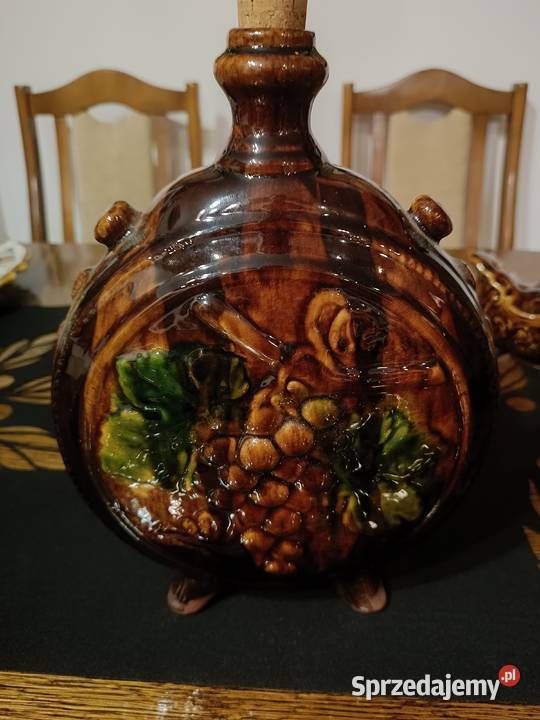 Sary bukłak ceramiczny wazon dzbanek Wazony kujawsko-pomorskie Lipno