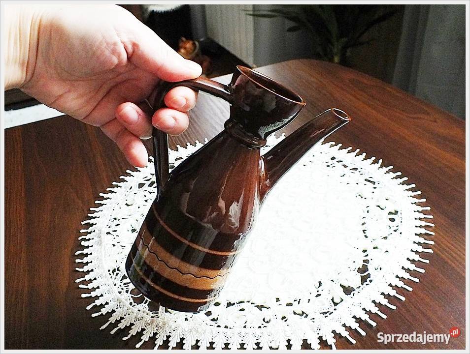 Stary dzbanek Unikatowy kształt Naczynie lat lubuskie