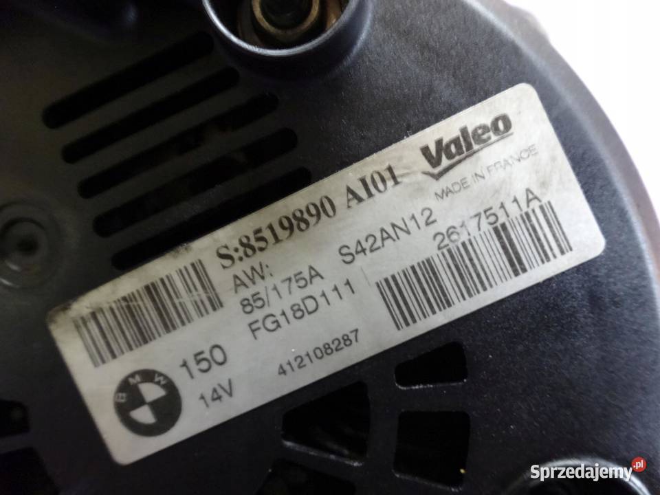 BMW F31 20 D 09 143 2617511A S42AN12 FG18D111