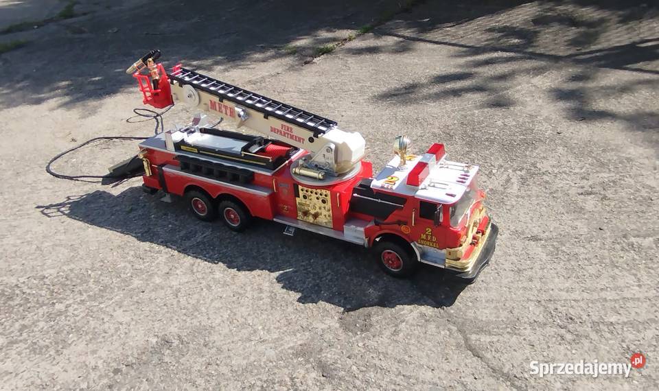Wóz strażacki duży vintage z 1988 roku Opole