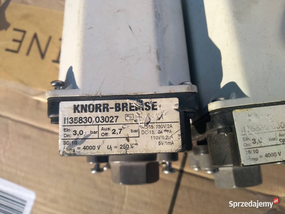 Wyłącznik ciśnieniowy Piwniczna-Zdrój