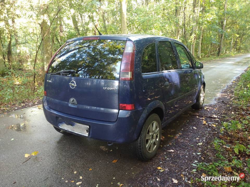 Opel Meriva 17 CDTI 2005 nowy przegląd manualna Płock