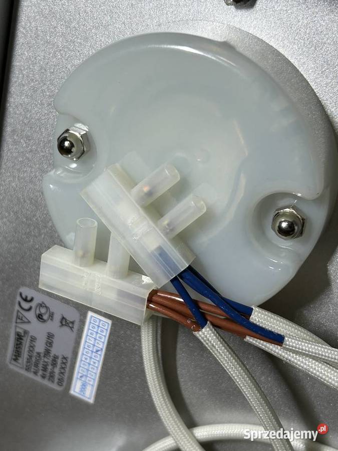 Lampa halogen sufitowy x 4 srebrny Massive