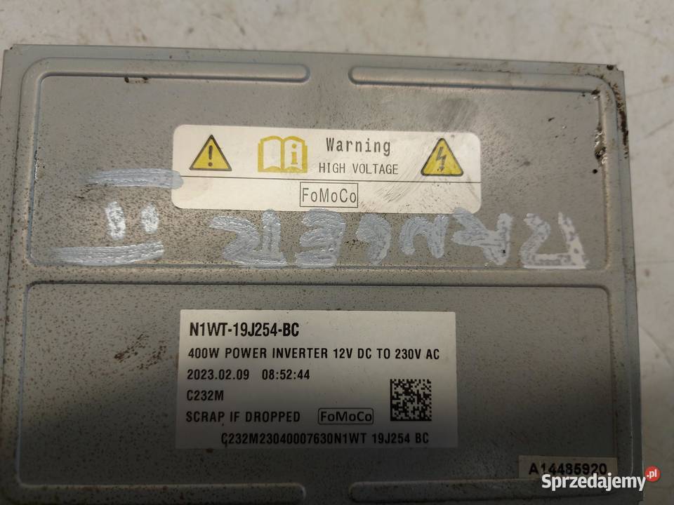 Ford Ranger VI 6 2024r KONWERTER MODUŁ ŁADOWANIA osobowe