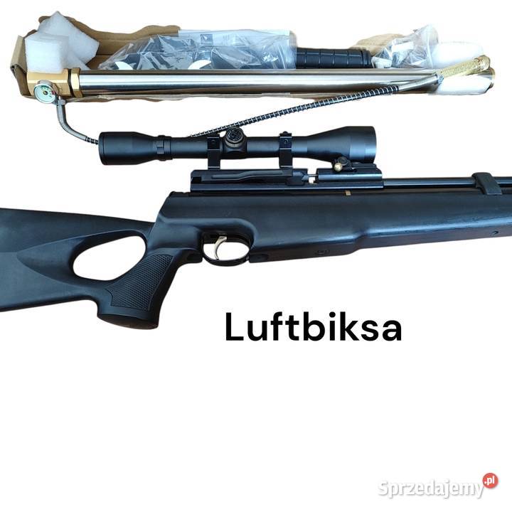 Wypożyczanie wiatrówka PCP Luneta Pompka Tłumik śląskie Ruda Śląska