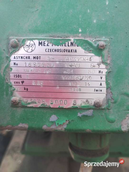 Silnik elektryczny trójfazowy 4kW55 Biznes i Przemysł Tuszyn