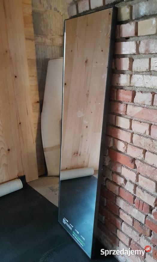 Duże lustro loft 169x50 stalowa rama surowa stal Gorlice