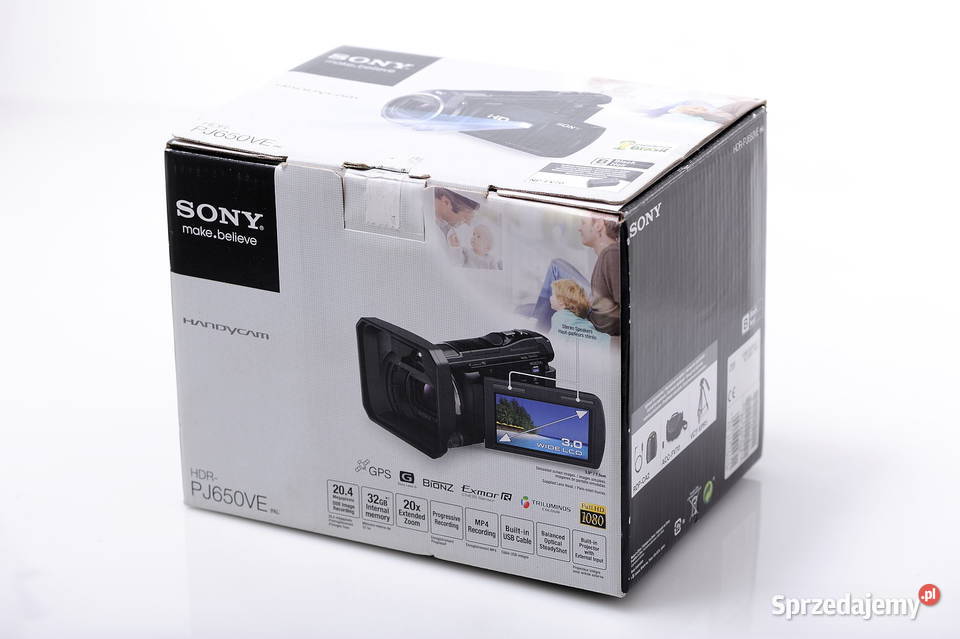 Sony Handycam HDR PJ650 Full HD Kamery Wrocław