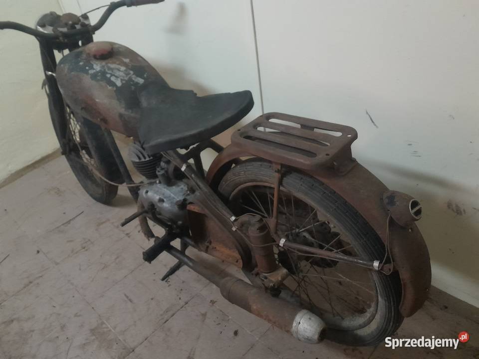 Csepel 125 wsk shl sokół motocykl z minionej Tychów Nowy