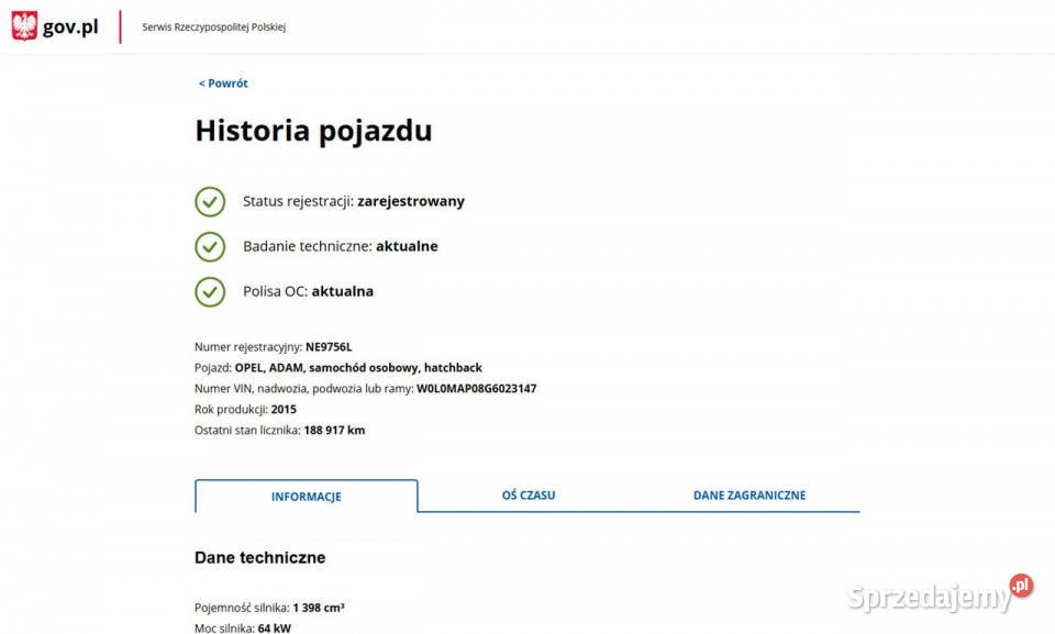 Opel Adam 14 Benzyna Zarejestrowany Ubezpieczony ABS