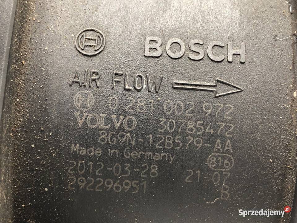 PRZEPŁYWOMIERZ VOLVO S80 II 30785472 20 163 0616